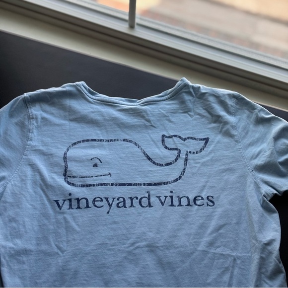 Vineyard Vines Light Blue Cotton Tee - Picture 3 of 3